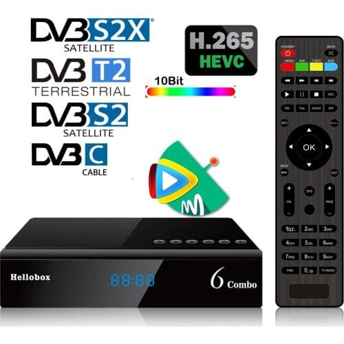 HD Digital DVB T2 S2 Combo H.265 HEVC 10Bit Decoder DVB-S2 DVB-T2 DVB-C Tuner DVBT2 DVB Player Satellite Receiver Europe TV BOX