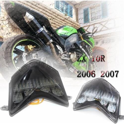 Integrated LED Tail Light For KAWASAKI ZX 10R ZX10R ZX-10R 2006 2007 Motorcycle Turn signal Blinker Lamp Light