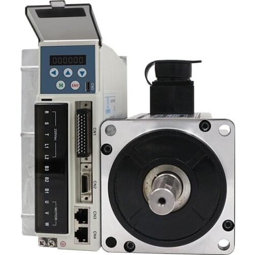 1500W 1.5kw 2500rpm 6NM 110mm 220V AC servo motor drive kit 17bit JMC 110JASM515225K-17BCT+JASD15002-20B