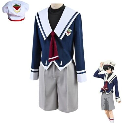 SK8 the Infinity Miya Cosplay Costumes Anime Role Play Costume School Uniform Hat Suits Wig Accessories Halloween Carnival Party