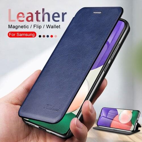 A22 5G Case Leather Magnetic Flip Phone Cover For Samsung Galaxy A22 A 22 22A 2021 SM-A226B 6.6" Stand Card Wallet Book Fundas