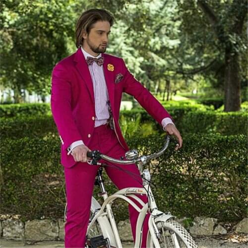 Handsome Groomsmen Notch Lapel Groom Tuxedos Mens Wedding Dress Man Jacket Blazer Prom Dinner (Jacket+Pants+Tie) K130