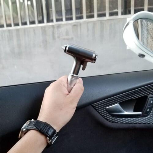 3in1 Multi-function Car Safety Hammer Auto Emergency Glass Window Breaker Seat Belt Cutter Life-Saving Escape Car Emergency Tool