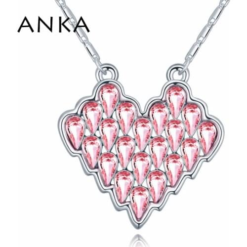 New crystal design brand heart necklaces & pendants fashion high quality jewelry for women Crystals from Austria #112794