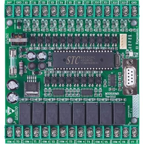 FX_20MR 20MT PLC industrial control board programmable logic controller 51 single chip microcomputer