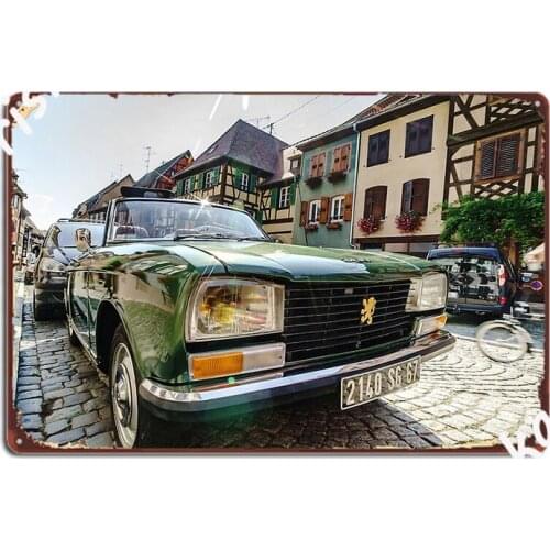 Retro Car 304 In Beautiful Condition Sunny Day Metal Sign Wall Decor Classic Cave Pub Wall Pub Tin Sign Posters