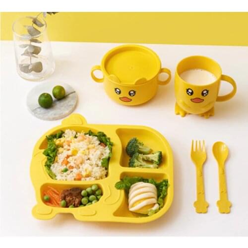 Silicone Bowl Baby Feeding Supplies Baby Silicone Chewing Food Grade Newborn Anti-fall food supplement bowl