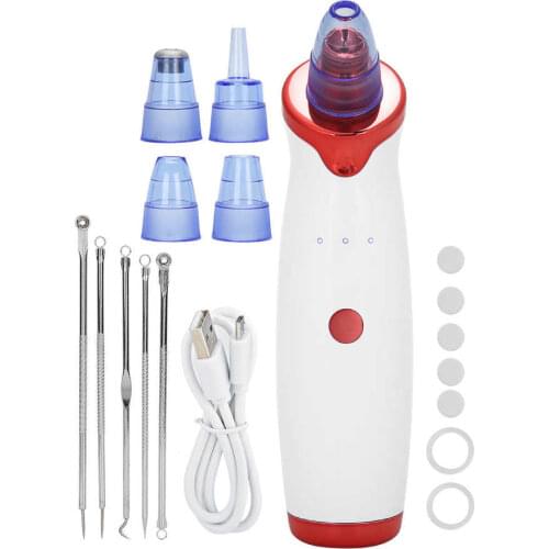 Blackhead Remover Face Deep Nose Cleaner T Zone Pore Acne Pimple Removal Vacuum Suction Facial Diamond Beauty Clean Skin Tool