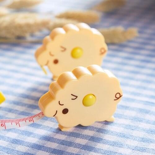 1pcs Sewing Measurement Retractable Cloth Sewing Tools Cartoon Tailor Ruler Tape Measure 1m Plastic Soft Ruler Retractable Ruler