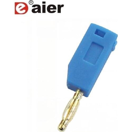 100PCS High Quality Male Type Gold Plated 2mm Mini Banana Plug 24A 30VDC Audio Connector