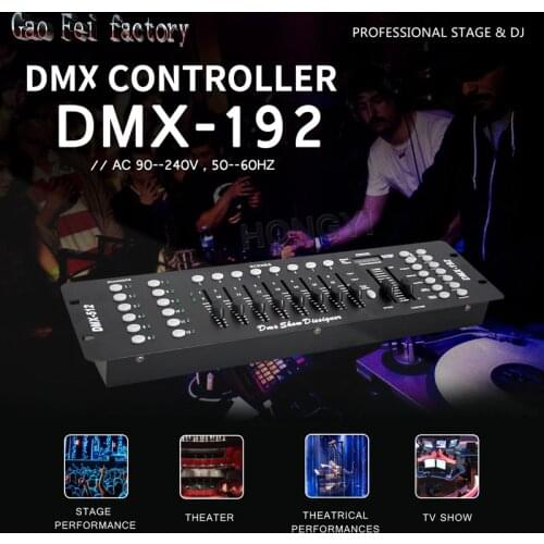 192 DMX 512 Stage DJ Light Controller Lighting Party Pub Night Club DJ KTV Moving Heads
