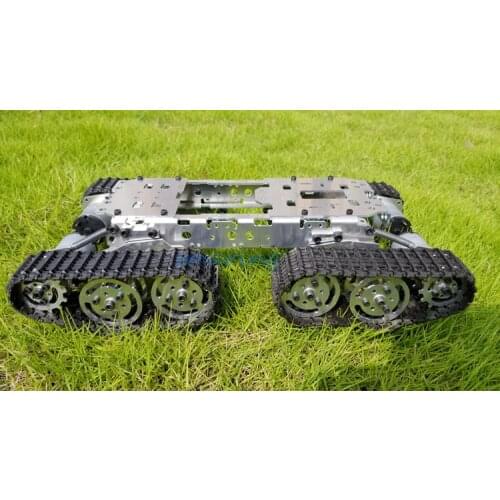 6-12V Tank Smart Robot Tank Car Chassis Kit Rubber Track Crawler For Arduino Diy Robot Toys For Children