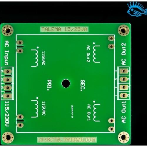 Free shipping TALEMA Square Welded Seal Ring Transformer 15VA / 25VA Special Fixed Base / Circuit Board / PCB