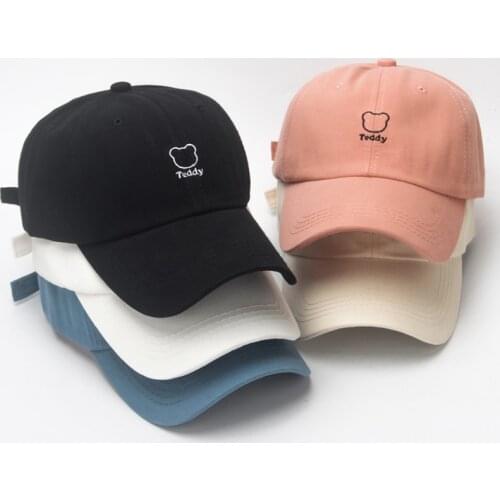 CNTANG 2021 Womens Teddy Embroidery Baseball Cap Summer Visor Fashion Hip Hop Caps Casual Snapback For Men Hat High Quality