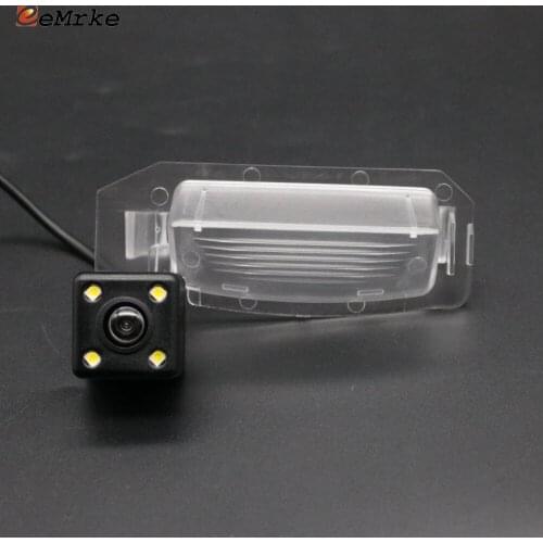 EEMRKE for Peugeot iOn 2009- 4007 GP 2007-2012 CCD HD Car Camera Rear View Backup Cameras Reverse Parking Camera Mount