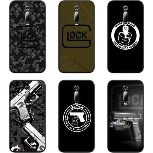 Glock Handgun Logo Phone Case For Redmi 9A 9 8A 7 6 6A Note 9 8 8T Pro Max K20 K30 Pro