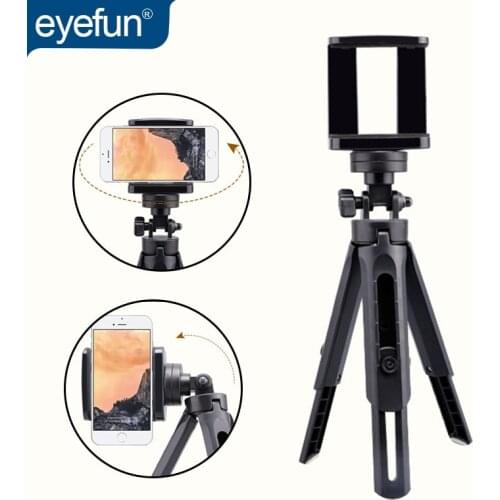 Mobile phone bracket 360 degree rotating bracket self-timer three-legged Bluetooth bracket for iPhone Samsung Huawei Xiaomi VIVO