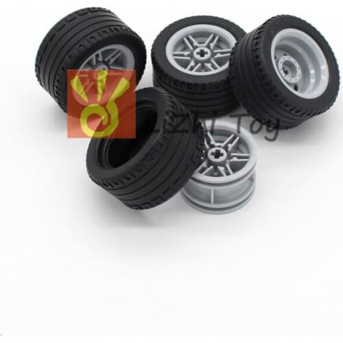 MOC Blocks Technic Part 56145+55978 37X22 ZR Wheel Educational Toys Technic Car Bulk Compatible All Brand Mechanical Accessories