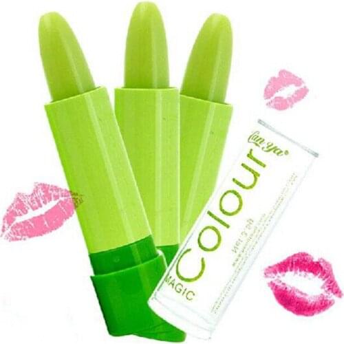 New Women Gril Beauty Changable Color Lipstick Korean Fashion Lipstick Lip Cream Long Lasting Nourish Protect Lips Care