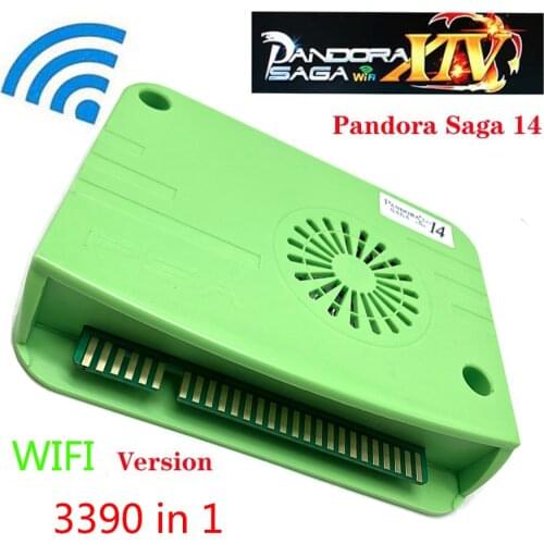 New Pandora Saga Box 14 JAMMA 3390 in 1 upgraed to 4399 in 1 Arcade Jamma Board Cabinet Game Board With 3D Wifi