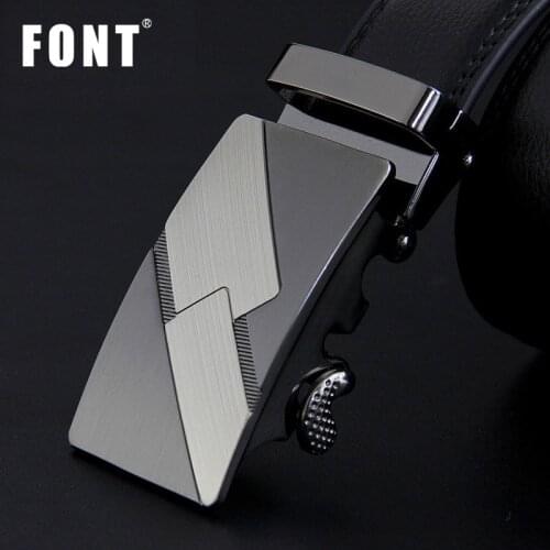 Belt New Designer Automatic Buckle Cowhide Leather mens belt fashion belts free shipping