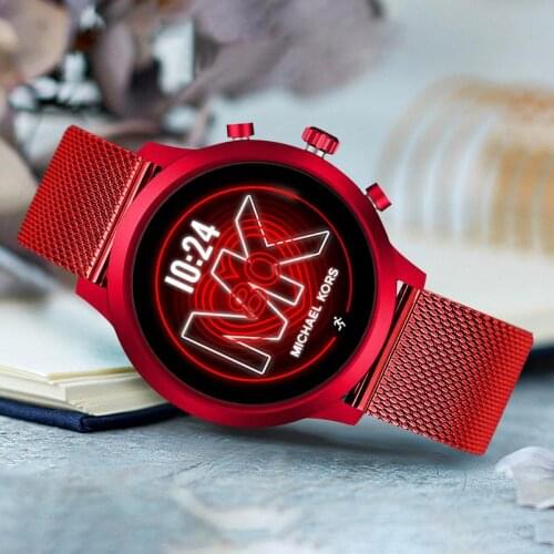 Milanese Watch Band for Michael Kors Access Gen 4 MKGO /Gen 5 Lexington / Bradshaw Quick Release Band Mesh Stainless Steel Strap