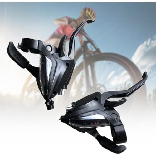 2-pack EF500 transmission ABS ergonomic 3x7 conjoined finger shift lever mountain bike speed transmission