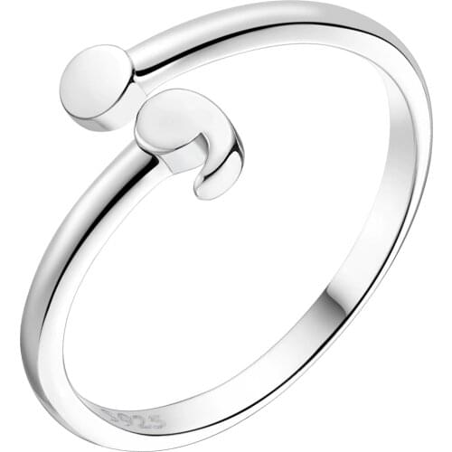 Semicolon Ring 925 Sterling Silver Support Awareness for Suicide and Depression Jewelry YLQ0343