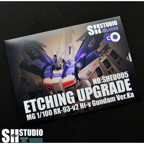SH STUDIO MG 1/100 HI-V Manatee Ver.Ka Gundam Special Metal Etching Sheet Action Diagram Model Detail Modification Repair