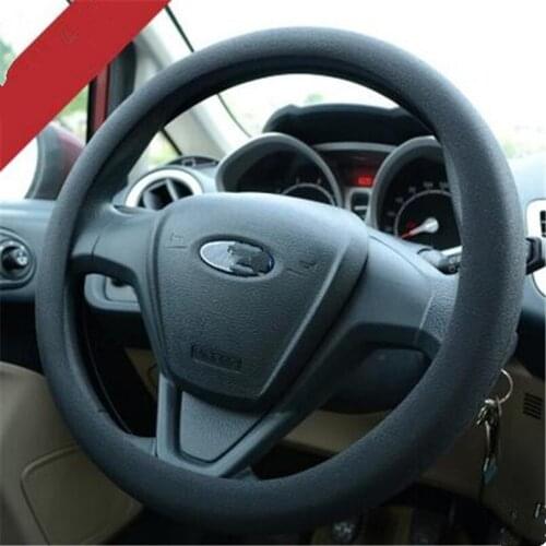 Ladysmtop Silicone car Steering Wheel Cover case For Geely X7 Vision SC7 MK Cross Gleagle BOUNS M11 INDIS VERY GX7 SX7 ARRIZO