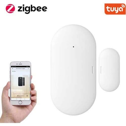 Tuya Smart Zigbee Door Sensor Door Open / Closed Detectors Magnetic switch Window sensor home security Alert security alarm