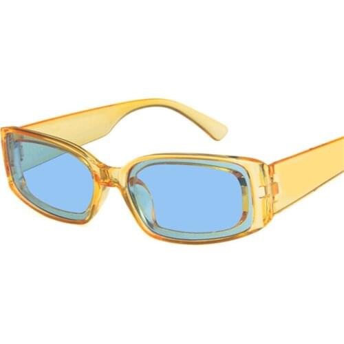 Small Rectangle Sunglasses Women Vintage Brand Designer Square Sun Glasses Shades Female UV400