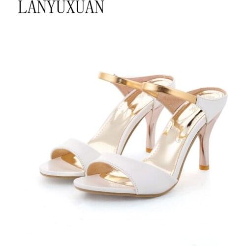 Tenis Feminino New Arrival Big Plus Size Shoes Women Sandals 2017 High Heels Sapato Feminino Summer Style Chaussure Femme X-1