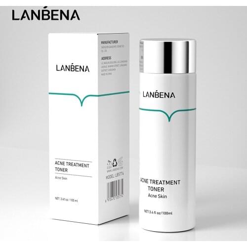 LANBENA Acne Treatment Toner Oligopeptide Anti Acne Prelude Deep Moisturizing Plant Extracts Soothes Repair Skin Restore Young