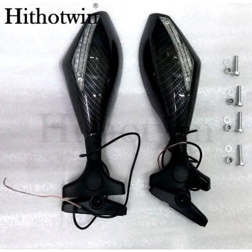 ZX250R EX250 2009-2012Motorcycle Rearview Mirror with turning light For Kawasaki ZZR250 2010 2011 2012 ZX-250R EX 250 09-12