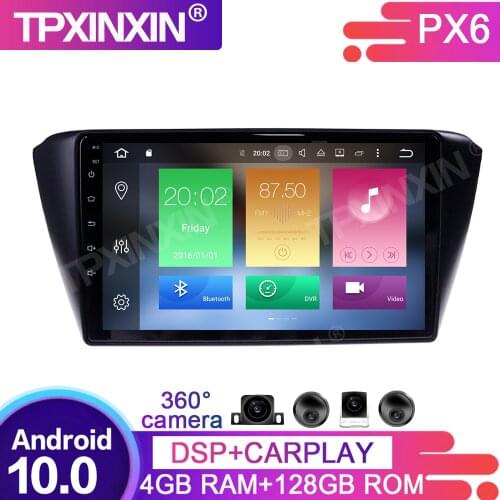 128GB Android 10.0 For Skoda Fabia 2015-2019 Car Multimedia Player GPS Navigation Headunit Auto Radio Audio Stereo Tape Recorder