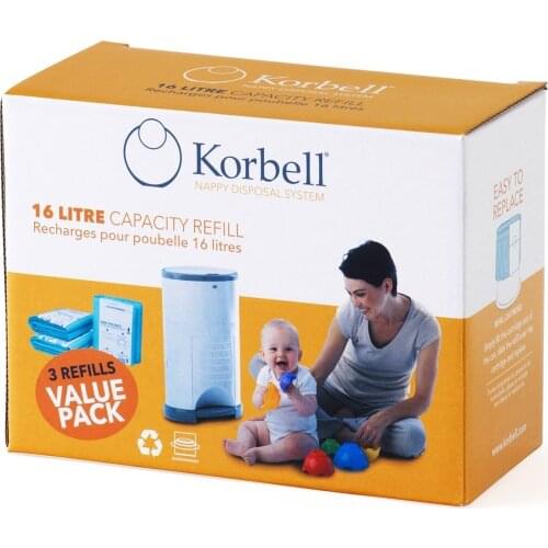 Of the Korbell 1485 Pcs Dirty Baby Diapers 16 L Capacity Environmentally Friendly Garbage Bag Free Fast Shipping From Turkey