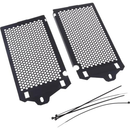 2 Pieces Black Stainless Radiator Cooler Grills Fits BMW R1200GS GSA / ADV / LC / WC 13-17