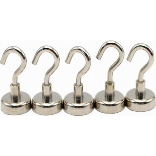 300Pcs Magnetic Hanging Hooks Strong Magnet Neodymium Strong Rare Earth magnet Hanger for Home Kitchen Wall Hook