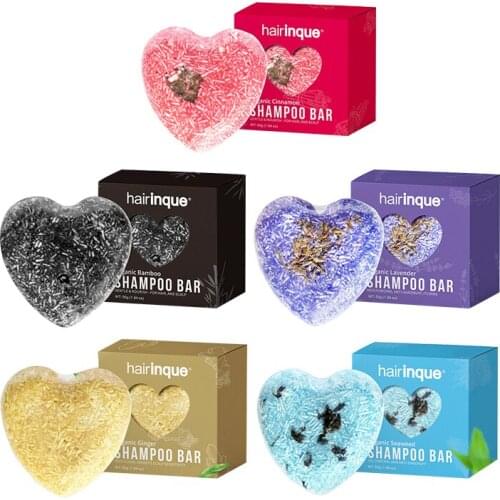 5pcs/set Shampoo Bar Soap H02 Cold Processed 100% PURE And Organic No Chemicals Preservatives Solid Hair Care Set