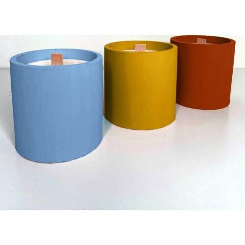 Concrete Molds for tealight holder Candle Pot Molds Silicone Candle Vessel Molds Jesmonite Pot Molds Concrete Cement Molds