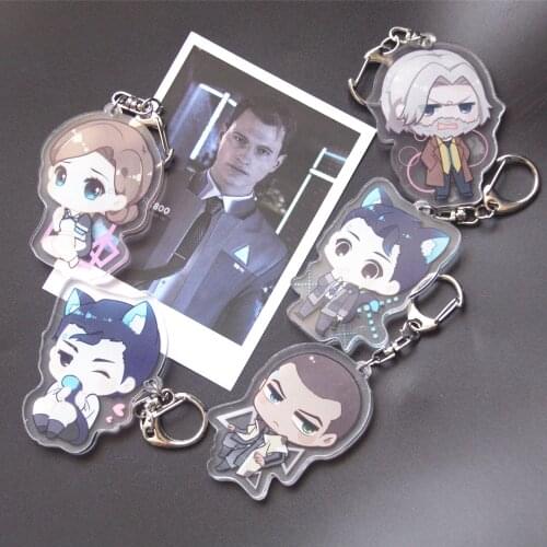 Game Detroit: Become Human Acrylic Keyring Keychain Two Sided Key chain