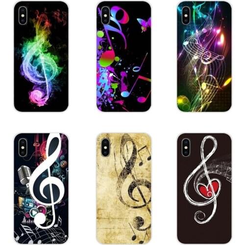 For Huawei G7 G8 P8 P9 P10 P20 P30 Lite Mini Pro P Smart Plus 2017 2018 2019 old musical note Accessories Phone Shell Covers