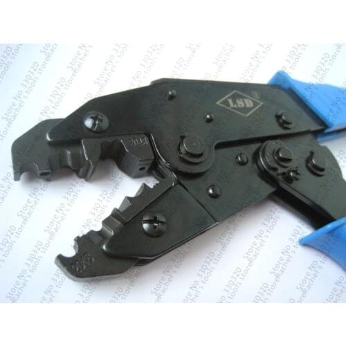 Spark plug wires crimping tool LS-2048 ratchet crimp tool for crimping and stripping spark plug wire hand crimping plier crimper