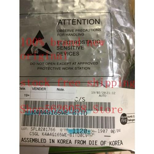 K4A4G165WE-BITD K4A4G165WE K4A4G16 BGA 100% new original 1PCS/LOT STOCK