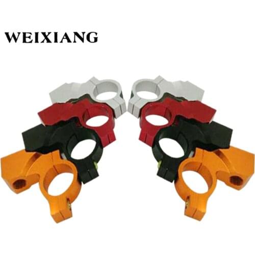 22mm M8 M10 Motorcycle Mirror Mount Holders Bracket Clamp For Motorbike Handlebar Moped Dirt Pit Bike ATV Quad 4 Wheeler