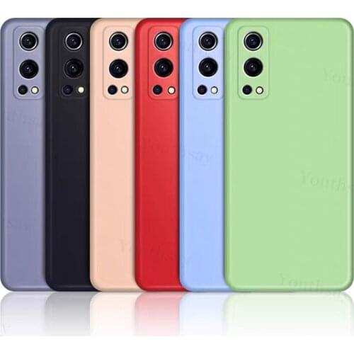 For Oneplus Nord2 5G Case Square Liquid Silicone Anti-slip Rubber Phone Soft Case For Oneplus Nord2 5G Cover For Oneplus Nord 2