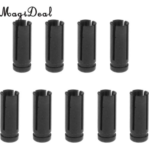 MagiDeal 9 Pieces Aluminium Flight Protectors Savers Dart Accessory Universal Black