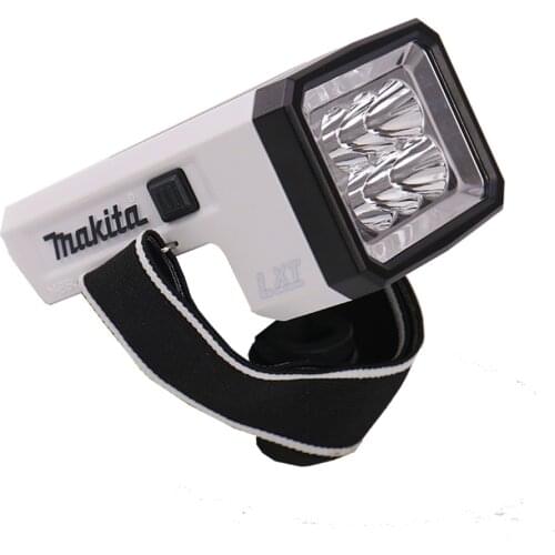Makita Rechargeable LED light DML186 Bright LED flashlight Lithium battery outdoor lighting Portable Outdoor work tool light