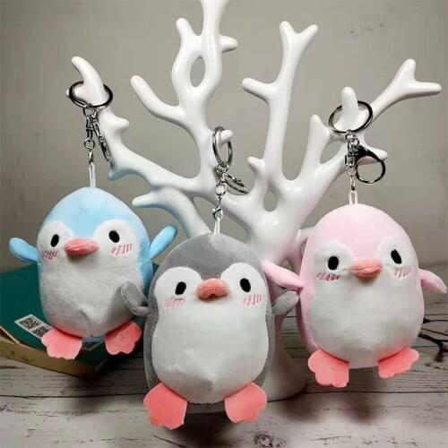 New Exquisite Cute shy little penguin plush soft doll pendant Keychain baby bag bed decoration christmase couple gift